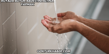Rüyada Büyük Abdestini Altına Yapmak
