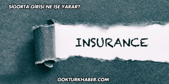 Sigorta Girişi Ne İşe Yarar?
