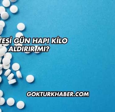 Ertesi Gün Hapı Kilo Aldırır mı?